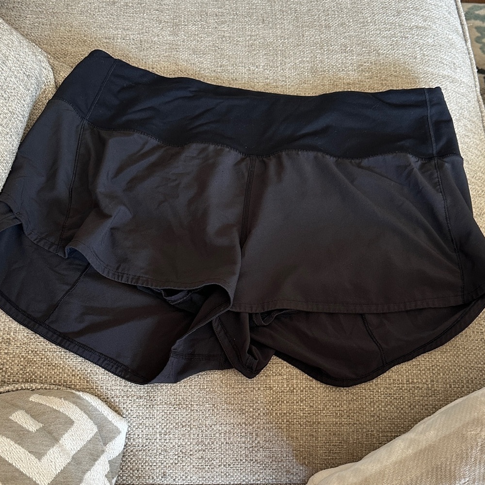 Speed up high rise lined shorts 2.5”